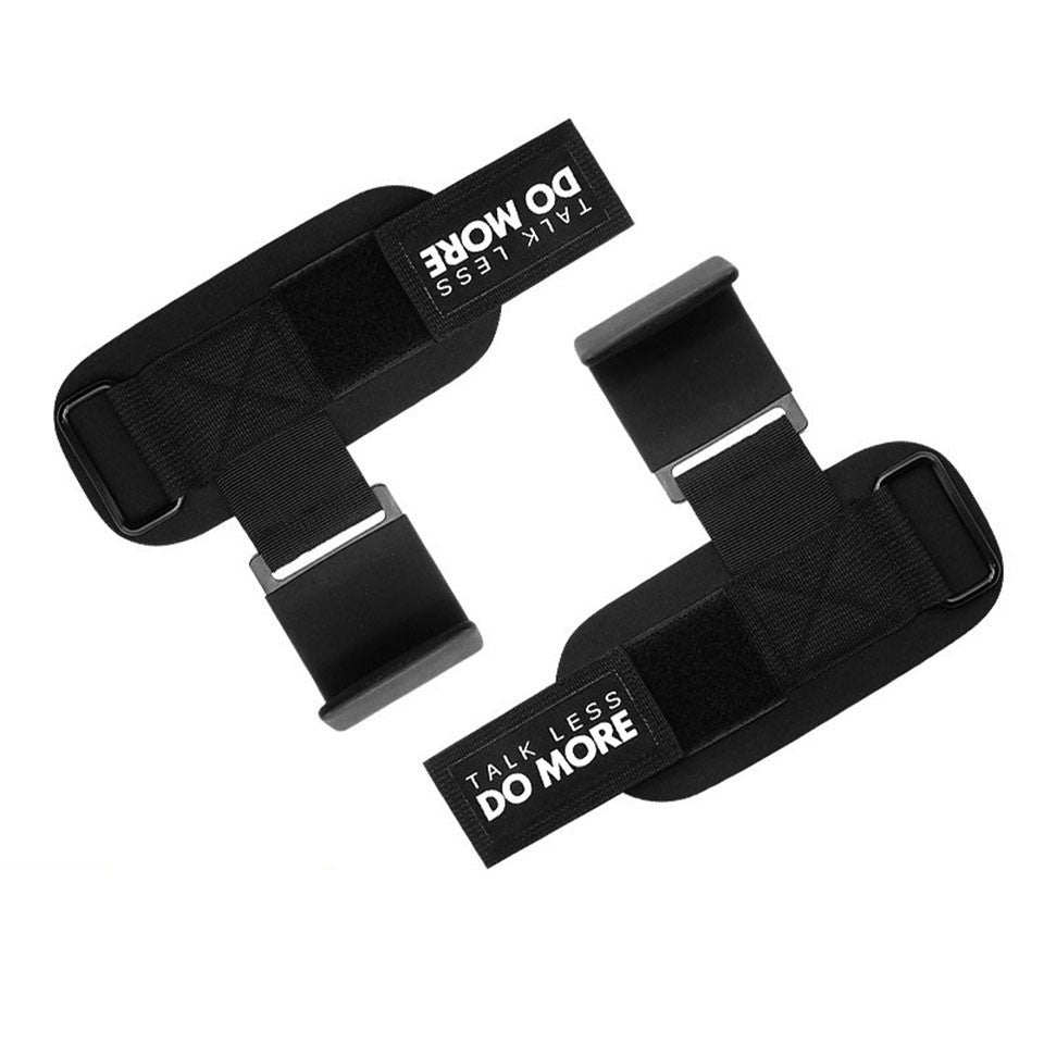 Padded Pull-Up Hooks and Gym Training Straps