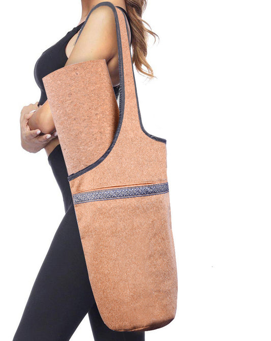 Sustainable Cork Yoga Mat Carrier Bag