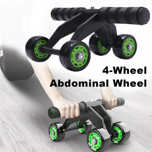 Stable Quad-Wheel Abdominal Fitness Equipment
