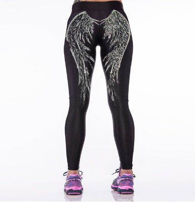 Lightweight Celestial Print Fitness Tights