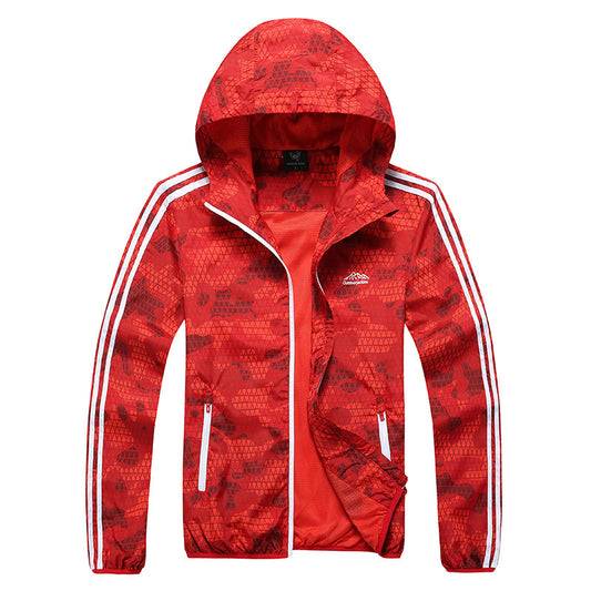 Lightweight Long-Sleeved Sports Wind Coat for Men