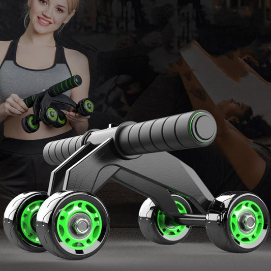 Stable Quad-Wheel Abdominal Fitness Equipment