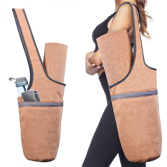 Sustainable Cork Yoga Mat Carrier Bag