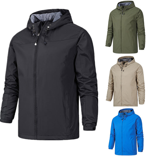 Outdoor Hiking and Trekking Shell Jacket for Men