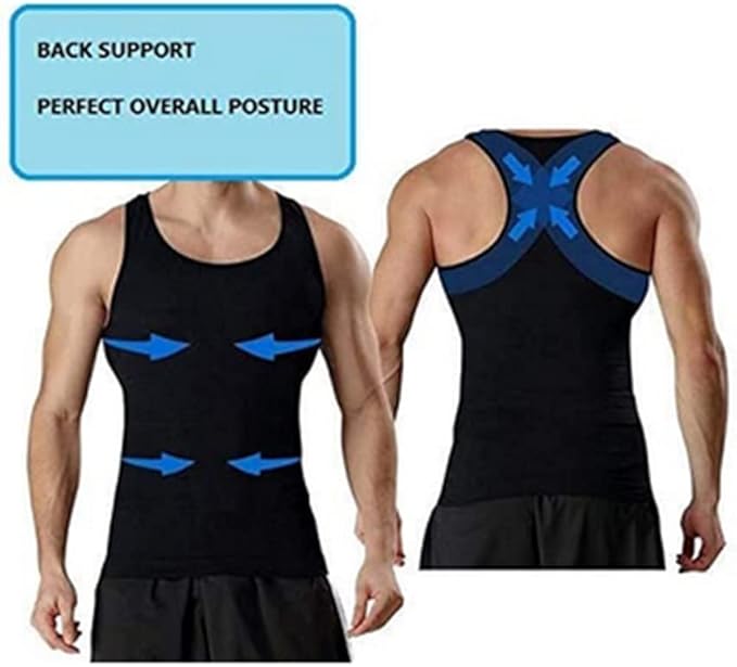 Men's Slimming Compression Vest – Tummy Shaper