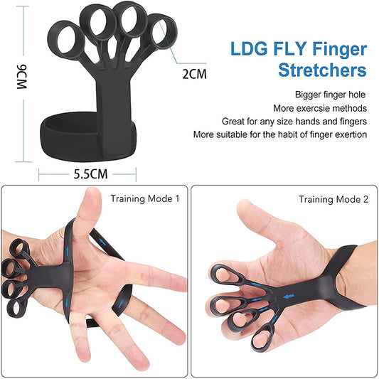 Silicone Finger Stretcher and Grip Trainer